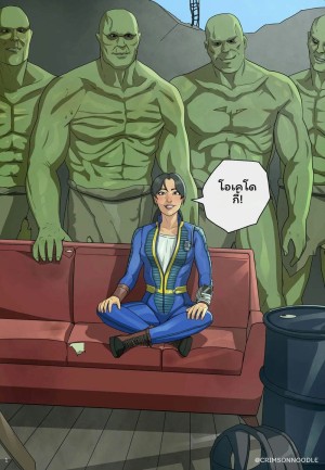 อ่านโดจิน นักสำรวจสาวในชุดบอดี้สูท แปลไทย