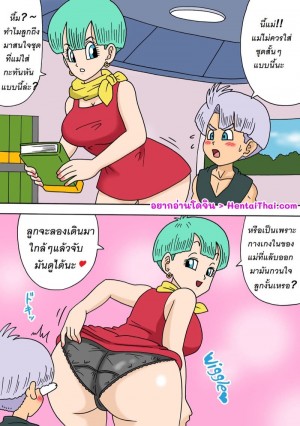 อ่านโดจิน สัมพันธ์ลับของบลูม่าและทรังค์ แปลไทย